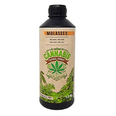 NortemBio Agro Mélasse Naturelle 1,2 Kg. Spécial pour la Culture du Cannabis et de la Marijuana. Il Améliore la Croissance et la Floraison. Non Sulfuré. Développé en France.