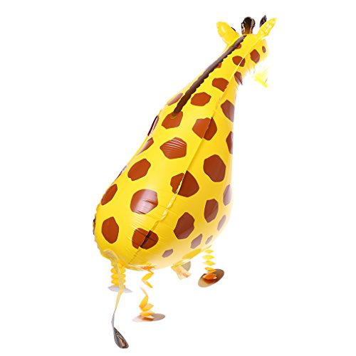 Phenovo Laufende Giraffe Tier Folienballon Helium Luftballon Laufende Tiere Raumdeko