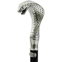 Walking sticks wood Cobra silver eyes handles CAVAGNINI Elegant walking canes for women and for men. HandMade in Italy