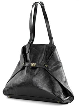 modamoda de - ital. Damentasche Handtasche Ledertasche Schultertasche Leder T115