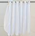 Laribbons 6 Pieces Ultra Soft Bamboo Baby Washcloths,Organic, 26*26cm - White, Best for Reusable Baby Wipes, Cloth Wipes, Eczema & Sensitive Skin. Baby Registry, Shower, Newborn Bath Gifts, Natural Products, Skin Care