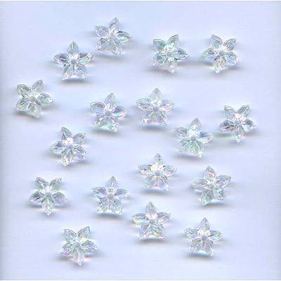 Pinflair Flower Beads, 10mm Irridescent - Aurora, pk of approx 17