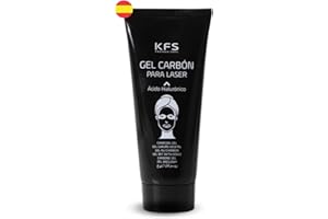 Mascarilla Gel carbón activado para Láser con Ácido Hialurónico 100 ml | Para terapias de fotorejuvenecimiento y antiacné con tecnología láser | KFS PROFESSIONAL
