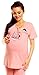 Zeta Ville - Womens Maternity Nursing Pyjamas Hospital Labour Nightwear - 397c (Pink, 16)