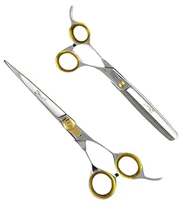 Sharf Gold Touch Pet Grooming Shear Kit 7.5 Inch Straight & 6.5