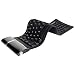 Produktbild Melodycp Klappbare Bluetooth-Tastatur, tragbar, kabellos, Silikon, wasserfest, für Apple iPad 1/2/3/4 / Mini/Pro und andere Smartphones (schwarz)