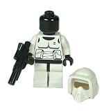 Lego Star Wars Scout Trooper weiss mit Waffe schwarzer Kopf Endor 7956 8038 F60 - Bausteine gebraucht