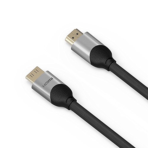 [Premium Zertifiziert] 4K HDMI Kabel 1.5 Meter / HDMI 2.0b, 21 Gbps, Ultra HD bei vollen 60Hz (keine Ruckler), HDR, 3D - 4