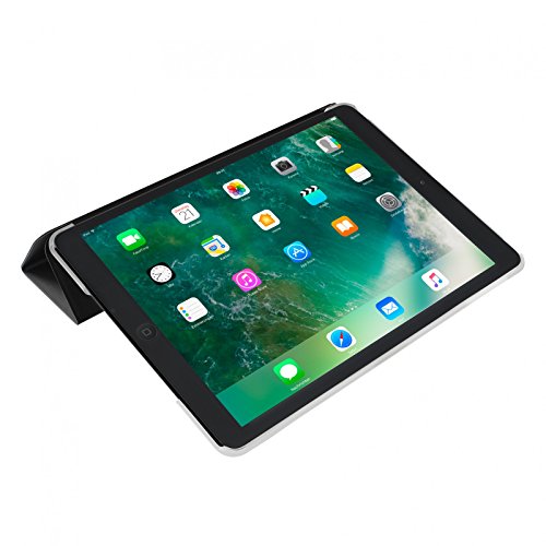 Artwizz SmartJacket H  lle f  r iPad 9 7 Zoll  2017  2018  - Schutzh  lle mit Front-Cover   R  ckseiten-Clip mit edler Metall-Optik   Soft-Touch-Besch