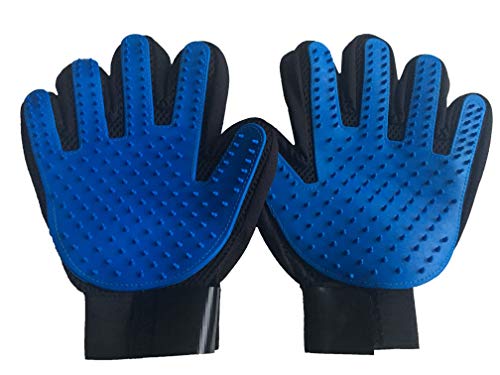 Premium mascotas cepillo Guante piel cuidado  Masaje y cuidado para la piel de perro y gato  sin esfuerzo el pelo de animal Eliminar  para zurdos