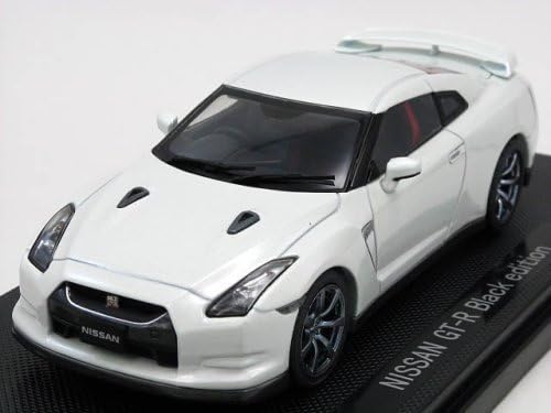 EBBRO - NISSAN GT-R Black Edition 2007 (White Pearl) (Diecast model)