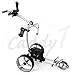 Produktbild CADDYONE Elektro Golf Trolley 610 in Silber mit 1 x 300 W Motor Lithium Akku
