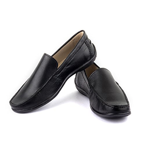 woodland black formal shoes