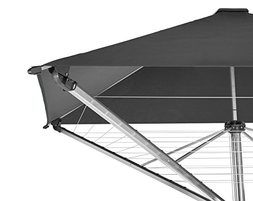 Leifheit 82100 Wäscheschirm Linoprotect 400 Wäscheschirm, Aluminium, Anthrazit, 220, 5 x 80 x 60 cm - 6
