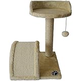 Honor Jojoba Kletterbaum Kratzsäule Stabil Sisalseil Kratzbaum Beige