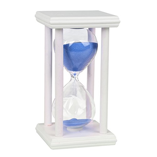 BOJIN 60 Minutes Sablier Inversé Incassable de Cuisine Décoration pour Maison Chambre Bébé Bureau Sablier Enfant-Bleu