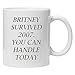Produktbild Orama" Britney überlebt 2007 Sie. Sie Heute.-Lustige Neuheiten Tee Kaffee Keramik Weiß Tasse 325,3 ml, 6 x 6 x 6 cm