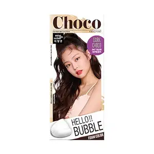Mise En Scene Easy Hair Coloring Hello Bubble Foam Color, 240g - Dark Brown [3NT Dark Choco Brown]