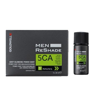 Goldwell for Men Reshade Grauhaarkaschierung 5CA CFM 4 Shots x 20 ml, 1er Pack (1 x 80 ml)