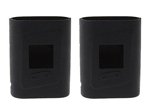 RAYEE Protective Silicone Case Cover Wrap Hostler for SMOK AL85 85W Mod 2-pack (Black)