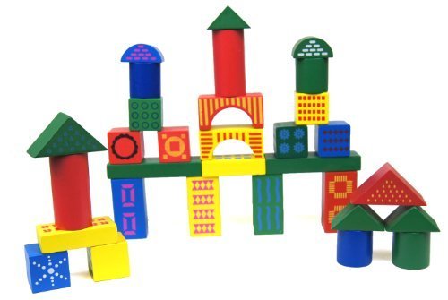 A to Z My Big Bucket of Wooden Building Blocks
