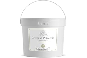 BRONTEDOLCI Crema de Pistacho dulce, 40% de los pistachos de Sicilia, (500g)