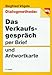 Dialogmethode. Das Verkaufsgespräch per Brief und Antwortkarte by