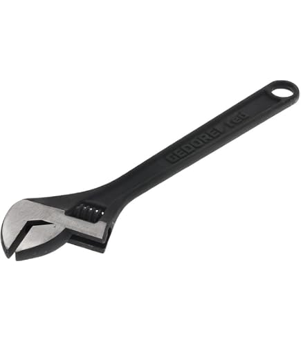 Silverline Clé à Molette Extra-Longue 450 Mm – Mâchoire 57 Mm, Acier Chromé, Réglage Fluide Et Précis