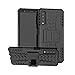 Produktbild Roreikes Samsung Galaxy A7 2018 hülle,Hyun Muster 2 in 1 [Eingebauter Ständer]Dual Layer Rüstung Defender TPU+PC schützender Tasche mit Schlagfesten für Samsung Galaxy A7 2018 Case -Schwarz