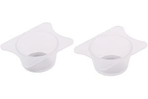 misppro UA-90001-02-KP-45 Filtri Bicchieri Vernice Purificante Cup Modello Spray Aerografo Strumento, as described, Bianco