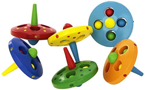 Spinning Top "UFO" (set of 6)