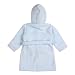 Steiff Unisex Baby 0002907 Bademantel Long Sleeve Bathrobe, Blue (steiff Baby Blue), 12-18 Months (Manufacturer size: 86/92)