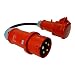 Produktbild CEE Adapter Starkstrom 32A Stecker auf 16A Steckdose ca.30cm H07RN-F 5x2,5mm2 IP44 6657