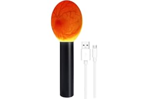 Schierlampe FüR HüHnereier ,Schierlampe für Dunkle HüHnereier TRIOCOTTAGE ,HüHnereier Inkubatoren FüR GeflüGeleier, Led Light Egg Tester Batterie Und Usb LadegeräT High Light Zum Beobachten