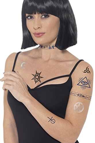 Smiffy's 45586 - Occult Tattoo Transfers und