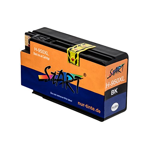 Start – 4 XL Ersatz Chip Druckerpatronen kompatibel zu HP 950XL / HP 951XL Schwarz, Cyan, Magenta, Gelb für Hewlett Packard OfficeJet Pro 8100 8600 8600 Plus 8610 8615 8620 8625 8630 8640 8660 251dw 276dw - 2