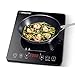 Produktbild Induktionskochfeld,Amzchef einzel-induktionskochplatte mit schwarz polierter Kristallglasoberfläche,ultradünnem tragbar Design, Sensor-Touch-Steuerung und Sicherheitsschloss,2000W,3-Stunden-Timer
