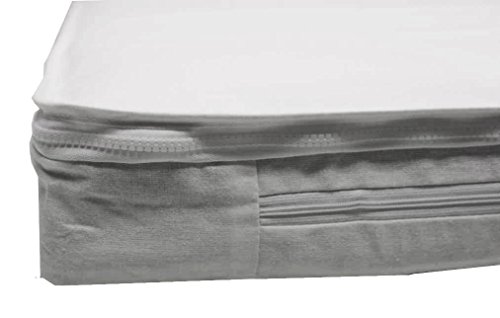 NightyNIte Luxury Natural Easy change Cot Mattress Deep With Two Natural Waterproof Outlux|Toppers (130 x 70 x 10 cm)