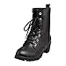 Produktbild Damen Stiefeletten Winter Gefüttert Combat Boots Worker Stiefel Schuhe DOLDOA
