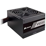 Corsair VS550 550 W Active PFC 80 PLUS Certified Power Supply Unit - Black