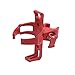 Produktbild sourcingmap® Rot Plastik Einstellbar Wasserflasche Rack Halter für Radfahren Fahrrad