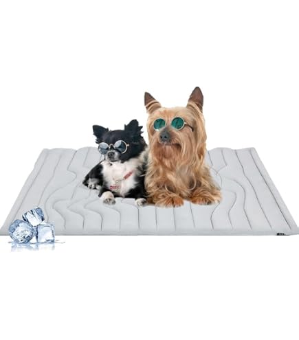 EXPAWLORER Kühlmatte Für Hunde – Doppelseitig (kühl/warm), 91,4x58,9 Cm, Maschinenwaschbar