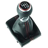 Farbe: Schwarz und Chrom-Hochglanz - rote Naht