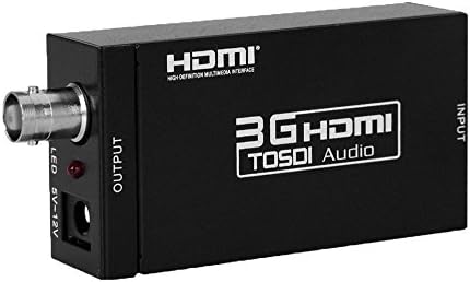 HDMI to SD SDI/HD SDI/3G SDI BNC Converter AV Video Adapter 1080P for Home Cinema,Security equipment and more