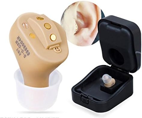 Hearing aid AMPLIFIERS-Invisible In The Ear Digital 2 Channels 4 Bands USB Rechargeable CIC MINI Sound Amplifier, Right ear