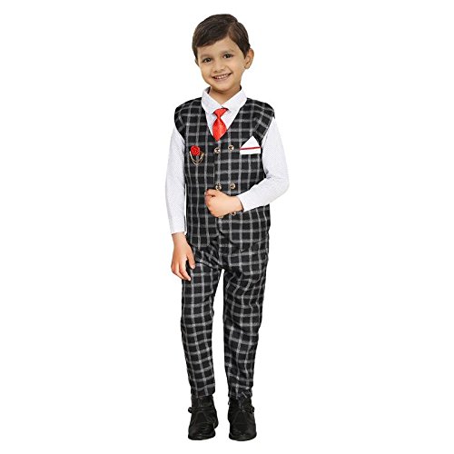 FOCIL Boys Cotton Waistcoat Set with Shirt and Pant RS.449 (63.00% Off) - Amazon