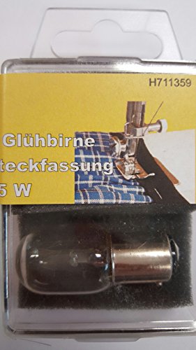 1 Glühbirne für Nähmaschine TSL, transparent