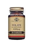 Solgar Folate (as Metafolin) 1000 µg Tablets - Pack of 60