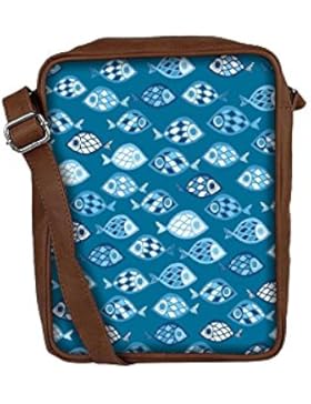 Snoogg , Damen Umhängetasche mehrfarbig multi