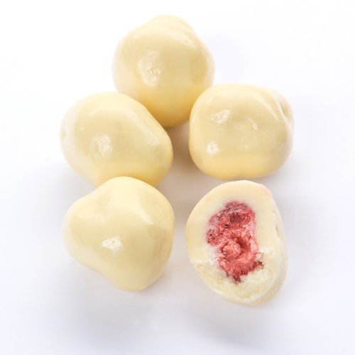 Preisvergleich Produktbild Naturkost Schulz - gefriergetrocknete Erdbeeren mit weißer Schokolade - 1Kg